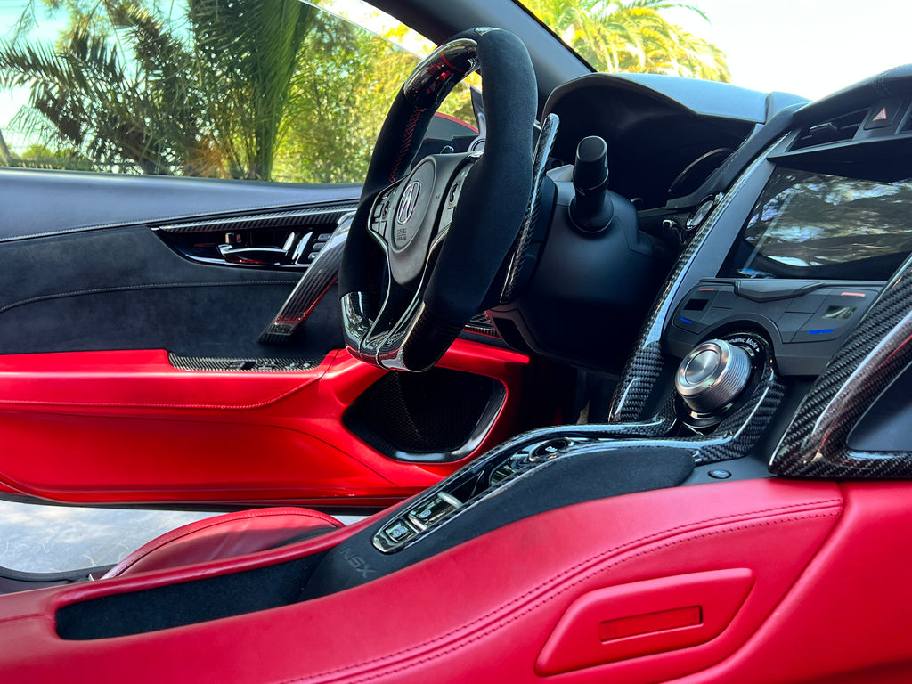 20172022 NC1 NSX Carbon Fiber Interior Center Command Drive Button Pa