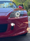 s2000 AP2 Custom Brake Duct Vents with Integrated LED Fog Lights