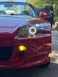 s2000 AP2 Custom Brake Duct Vents with Integrated LED Fog Lights