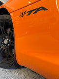 Dodge Viper Carbon Fiber Rock Guardz Set of 4 pieces