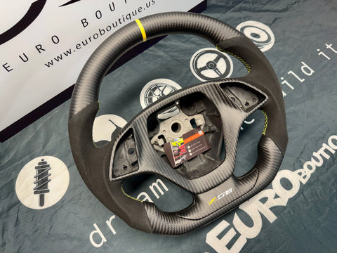 Chevy Corvette C6 C7 PremiumCarbon Fiber Flat Bottom Upgraded Steering Wheels