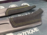 s2000 Custom Carbon Fiber, Alcantara, Leather Door Sill Guards