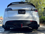 Tesla Model Y Carbon Fiber Aggressive Trunk Spoiler with Vents