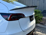 Tesla Model Y Carbon Fiber Aggressive Trunk Spoiler with Vents
