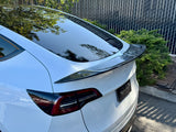 Tesla Model Y Carbon Fiber Aggressive Trunk Spoiler with Vents