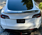 Tesla Model Y Carbon Fiber Aggressive Trunk Spoiler with Vents