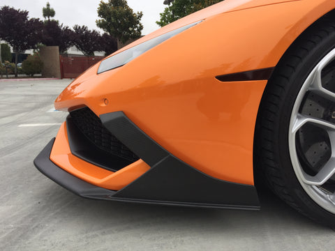 Lamborghini Huracan MAD Dry Carbon Front Splitters