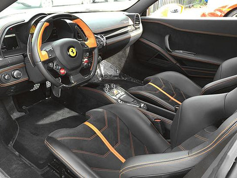 Ferrari 458 Carbon Fiber Steering Wheel Upgrade