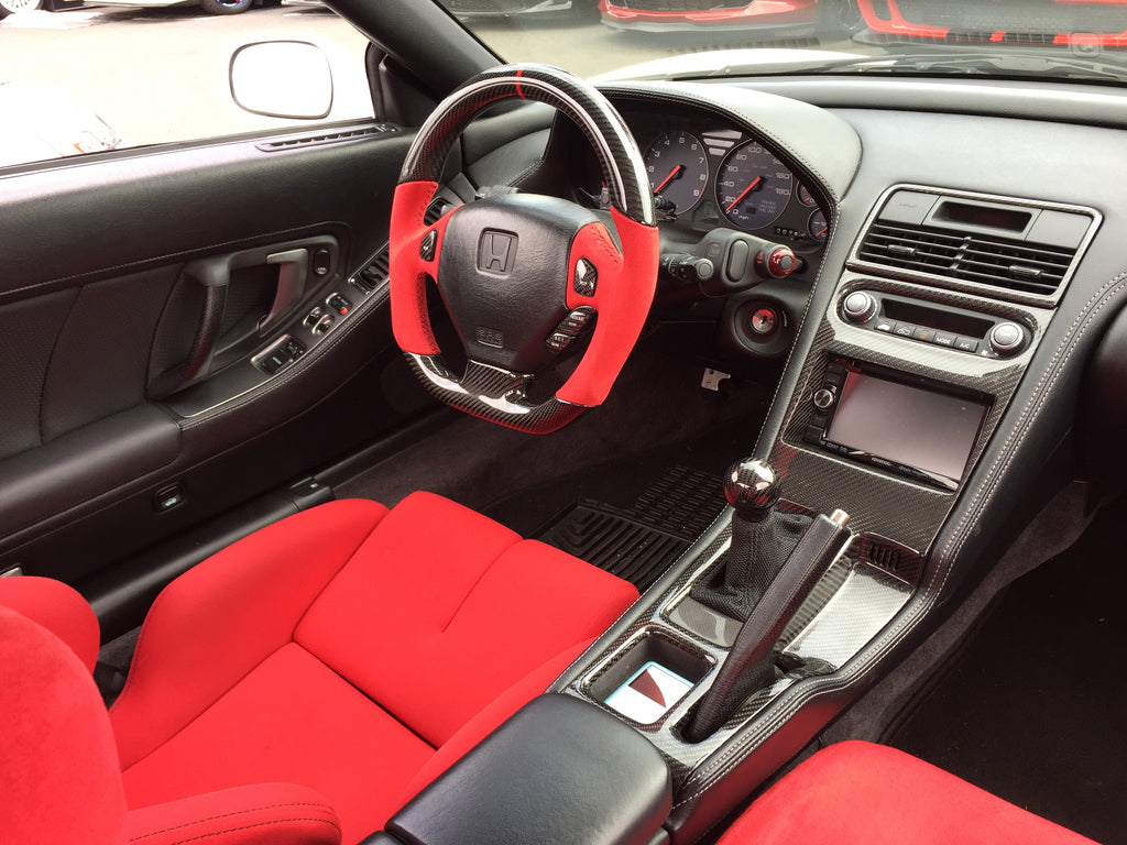 NSX OEM Carbon Fiber Flat Bottom Steering Wheel (19912005 NSX