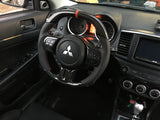 Mitsubishi EVO X Carbon Fiber Steering wheel Switch Panel replacement