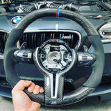 BMW Carbon Fiber Flat Bottom F10 M5 / M6 Steering Wheel