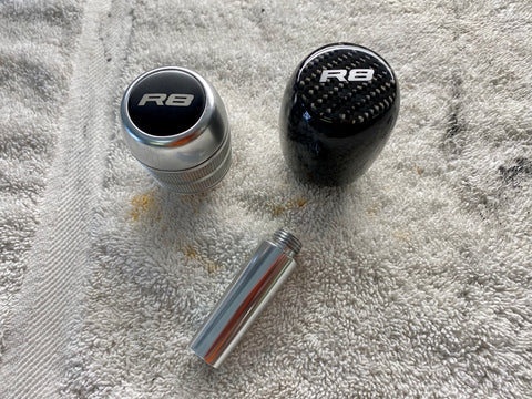 audi r8 gear shift Audi R8 Carbon Fiber Shift Knob for 6MT or Paddle Shift S-Tronic R-tro – EuroBoutique.us