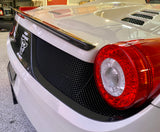Ferrari 458 Carbon Fiber High Kick Rear Trunk Lip Spoiler