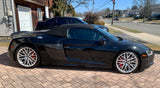 Audi R8 Gen2 Spyder Convertible Carbon Fiber 3-Piece Trunk Lip Spoiler