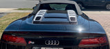 Audi R8 Gen2 Spyder Convertible Carbon Fiber 3-Piece Trunk Lip Spoiler