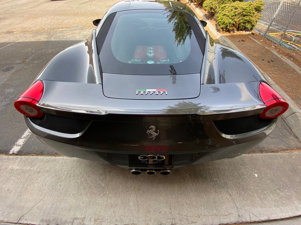 Ferrari 458 Carbon Fiber High Kick Rear Trunk Lip Spoiler – EuroBoutique.us