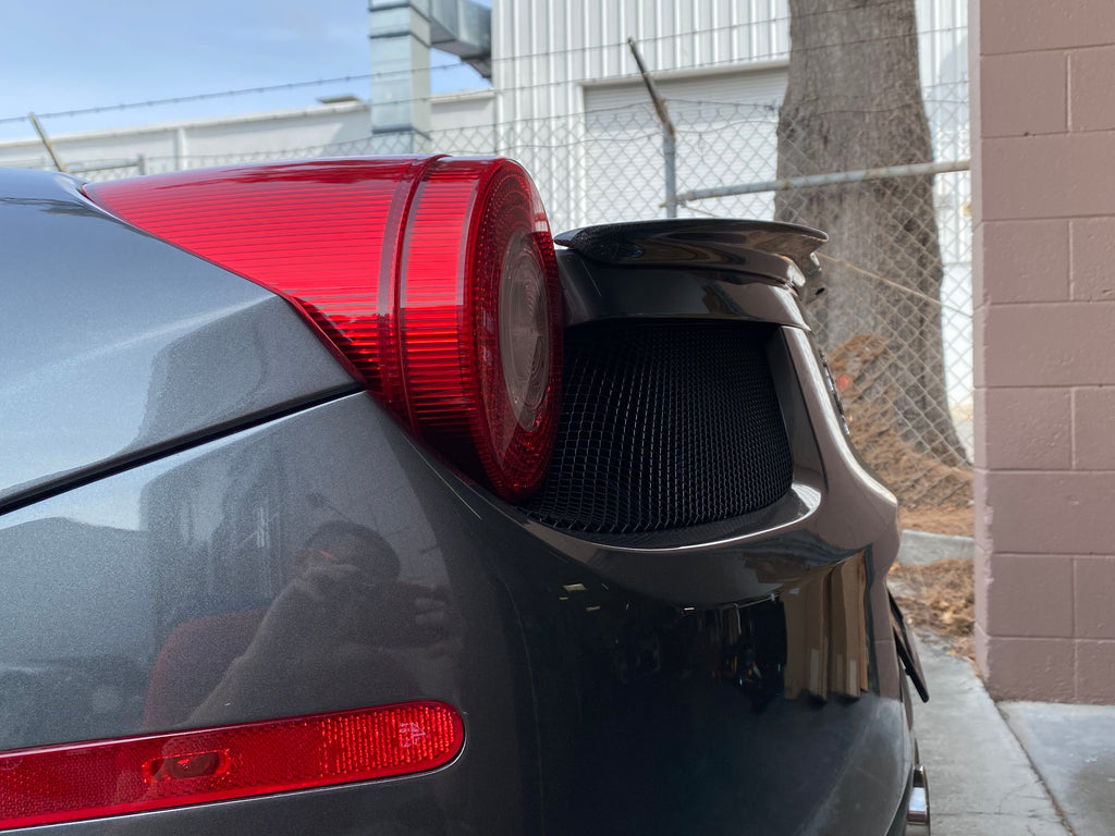 Ferrari 458 Carbon Fiber High Kick Rear Trunk Lip Spoiler – EuroBoutique.us