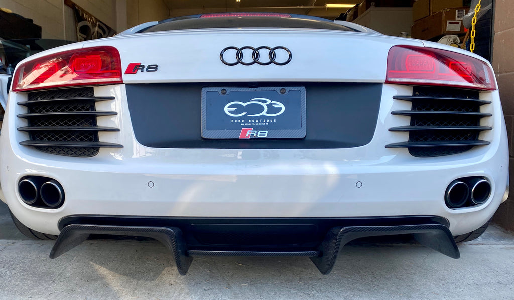 Audi R8 Carbon Fiber Rear Diffuser for V8 – EuroBoutique.us