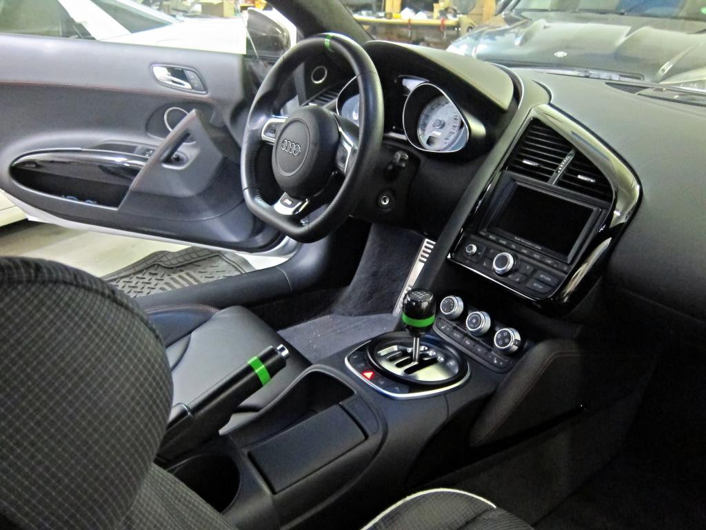 Audi R8 Carbon Fiber Shift Knob for 6MT or Paddle Shift S-Tronic R-tro ...