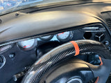 Toyota MKIV Supra Bespoke Center Upper Gauge Cluster Trim in Carbon Fiber