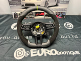 Porsche 992 Turbo / Carrera / Panamera Bespoke Flat Bottom Upgraded Sport Carbon Fiber Steering Wheel