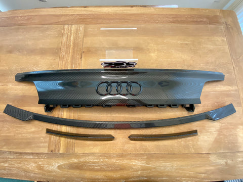 Audi R8 Gen2 COUPE Carbon Fiber 3-Piece Trunk Lip Spoiler