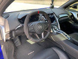 2017-2022 NC1 NSX Upgraded Carbon Fiber Steering Wheel with Alcantara / Napa Leather