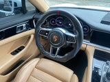 Porsche 991 Turbo / Carrera / Panamera Bespoke Flat Bottom Upgraded Sport Carbon Fiber Steering Wheel