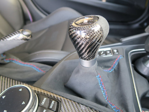 bmw m performance gear knob BMW F8x M2/M3/M4 Carbon Fiber Shift Knob + Alcantara Shift Boot – EuroBoutique.us
