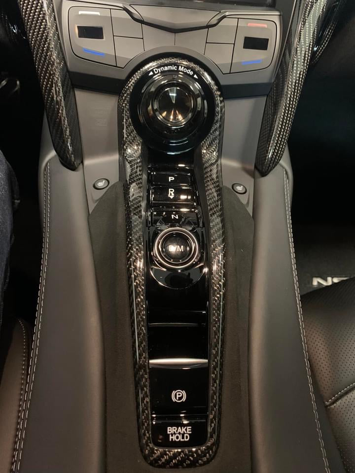 20172022 NC1 NSX Carbon Fiber Interior Center Command Drive Button Pa