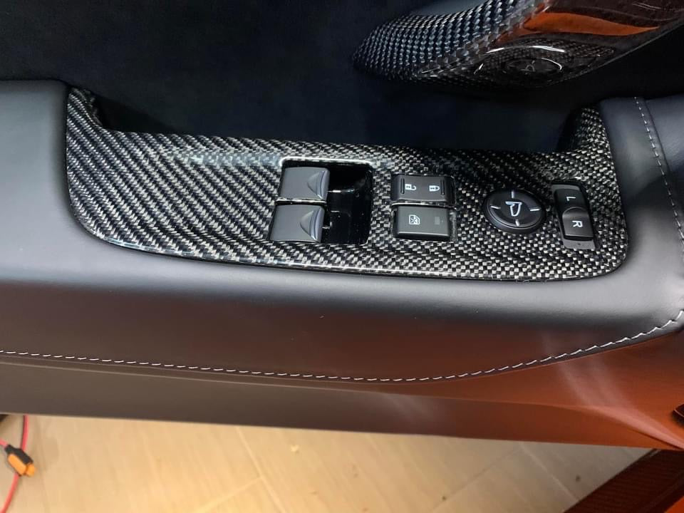 20172022 NC1 NSX Carbon Fiber Interior Power Window Trims (Pair