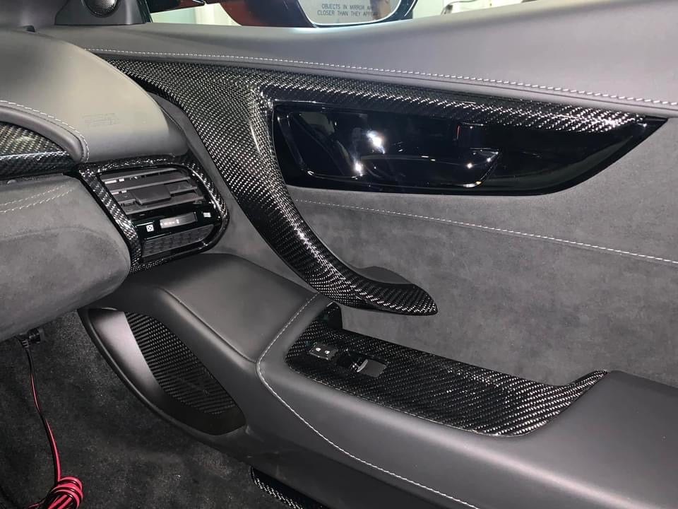 20172022 NC1 NSX Carbon Fiber Interior Power Window Trims (Pair