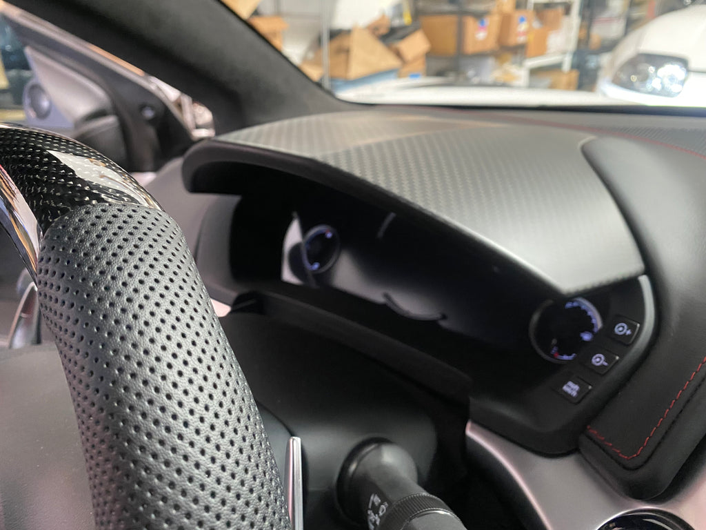 20172022 NC1 NSX Carbon Fiber Interior Gauge Cluster Assembly Shroud