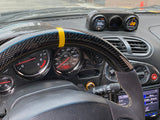 Mazda FD RX7 Carbon Fiber Flat Bottom Steering Wheel