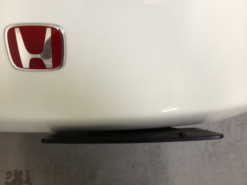 Motorized Front Stealth License Plate Bracket (Motorized) EuroBoutique.us