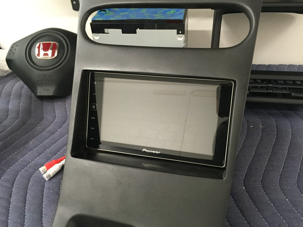 NSX OEM FRP Glare Reduction Din Center Dash Panel (1991200 NSX) Ready