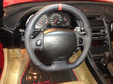 NSX OEM Flat Bottom Leather / Alcantara Steering Wheel (1991-2005 NSX)