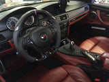 BMW Carbon Fiber Flat Bottom E9x M3 Steering Wheel (fits 2008-2013)
