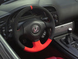s2000 Round Sport Leather / Alcantara UPGRADED Thicker Steering Wheel